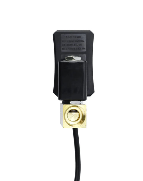 Front view of Automatic Timed Condensate Drain Valve Two Pack One Half Inch AC 110V Two Way Direct Acting Drain Valve