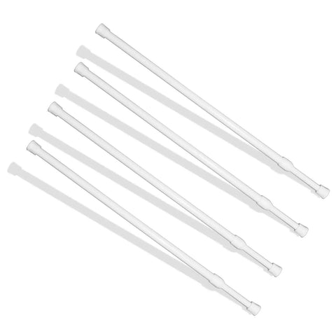 4 Pack Window Security Bars With Adjustable Sliding Glass Door Locks For Kid Proofing And Home Safety, Extendable Tension Rods