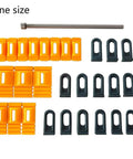 Ultimate Dent Repair Kit For Cars And Motorcycles With Yellow Slider Set And Black Slider, metal rods, one size view