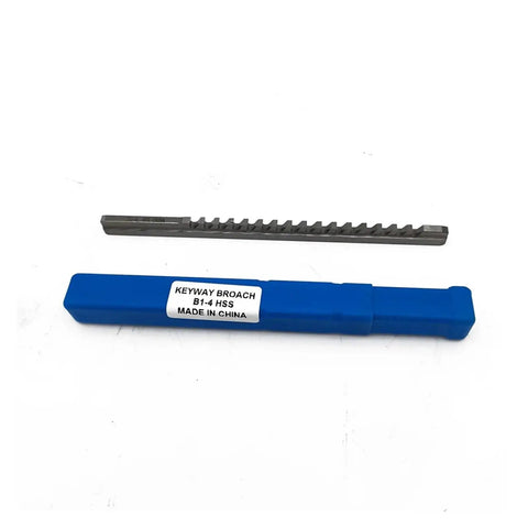4mm B1 Push Type Keyway Broach HSS Keyway Cutting Tool For CNC And DIY Machining, Metric Size 6.45x171.5mm, Pro Grade Broach