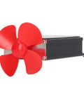 Close-up of red cooling fan on an efficient EV battery booster, designed for the Crush Range Anxiety With This Slick Solar Generator Range Extender That Smoothly Boosts Your Ride Converting Low Voltage To High Voltage Efficient EV Battery Booster Featuring Dual Cooling Fans For Outdoor Trips 12V 125V.