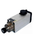 Air Cooled Spindle Motor For Milling Machines 220V 380V High Torque CNC Z Axis ER20 ER25 ER32 Collet Chuck 800W To 6KW Power Range
