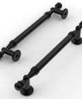 10 Pack Matte Black Cabinet Pulls 5 Inch 128mm Center to Center Drawer Handles for Kitchen Cabinets and Bathroom Cabinet Hardware ZH0083