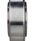 Top Shelf Agriculture Bearing With 1.575 Inch Round Bore And 3.15 Inch Outer Diameter side view showing smooth metal finish.