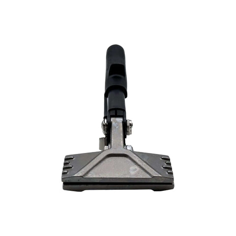 Three Inch Straight Hand Seamer with cushioned leverage handles, front view showing drop forged nickel plated jaws, ideal for HVAC tasks.