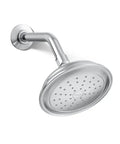 Artifacts Single Function Showerhead With Katalyst Air Induction Technology 2.5 Gpm 66 Nozzle Sprayface For Broad Coverage Polished Chrome Finish Delivers Big Soak Reduces Overspray And Hair Rinsing Shower Arm And Flange Not Included