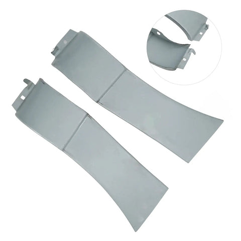 Metal Mudguard Repair Panel Kit Pair Left Right High Accuracy Heavy Duty Go To Auto Body Repair Sheet Set For Restoring Damaged Side Mudguards And Fixing Rust Holes Dents And Corrosion, pair gray steel panels