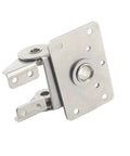 Amazon 304 stainless steel adjustable torque hinge with dual-axis rotating tilting and square mounting plate