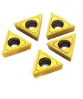Carbide Turning Inserts TCMT16T304 TCMT32.51 Positive Cutting Action For Steel And Cast Iron Long Tool Life Low Friction Tin Coated