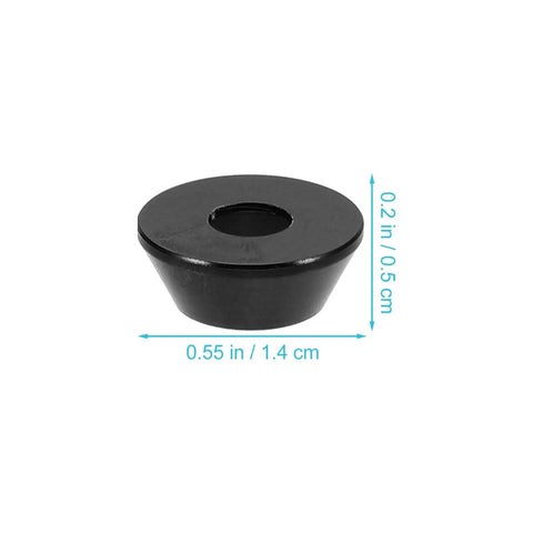 Dead Serious M5 Black Anodized Aluminum Conical Washer Shims 50 Pack For RC Hobby Builds And Hot Rod Mods Knockout Cup Cone Fasteners Top Tier Replacement Hardware