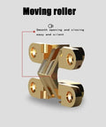 4 Pcs Concealed Cross Hidden Door Hinges For Cabinets 18mm Invisible 180 Degree Swing With Smooth Silent Close No Squeaks Zinc Alloy Build