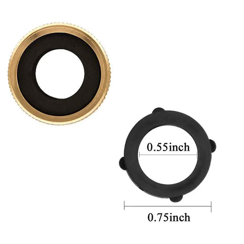 Twenty Pack Garden Hose Washers For Three Quarter Inch Hose Quick Connect Fittings, Heavy Duty Thermoplastic Rubber Gaskets