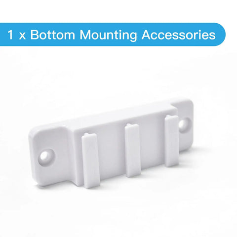 All In One Retractable Baby Gate Hardware Replacement Parts Kit bottom mounting bracket for mesh child and pet gates