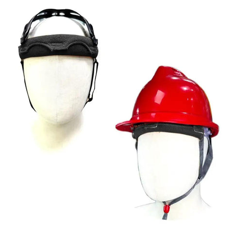 Hard Hat And Welding Helmet Sweatbands Set Of 10, Reusable Cotton Liner Pads on helmets for moisture control, washable