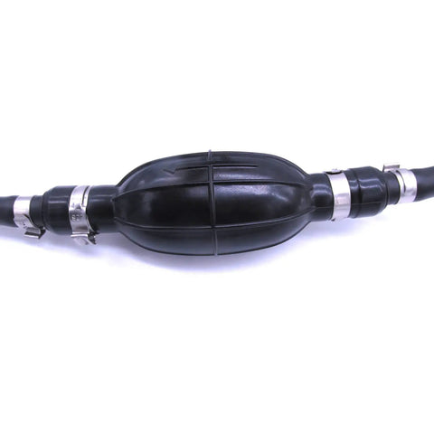 Gas Line Kit For Outboard Fuel Line With Hose And Primer Bulb, Eight Foot Long, Five Sixteenth Inch Inner Diameter, Eight Millimeter
