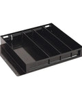 Red Steel Divider Tray For Truck Boxes, Heavy Duty 19 And A Quarter Inch By 14 Inch Organizer Insert with 4 slots