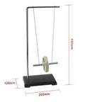 Rolling Model Physics Kit For Mechanics And Kinetic Energy Conversion Mechanical Energy Experiments Set, metal frame with pulley.