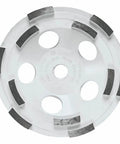 5 Inch Diamond Cup Grinding Wheel For Concrete With Double Row Segments, Optimized Bond For Longer Life, Dust Reducing Design