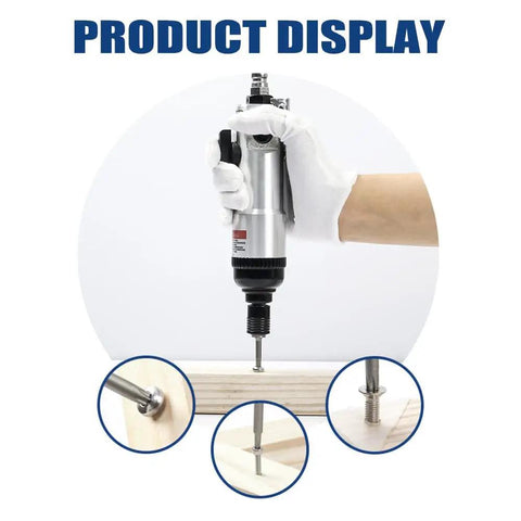 Heavy Duty T10 Security Torx Bits Built Tough As Nails S2 Steel Magnetic Screwdriver Tips shown in use on a wooden surface.