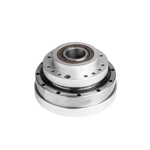 Beefy High Torque Strain Wave Gearbox SHF-17-II for servomotors, showing precision harmonic drive with sealed bearings, 100 to 1 ratio.
