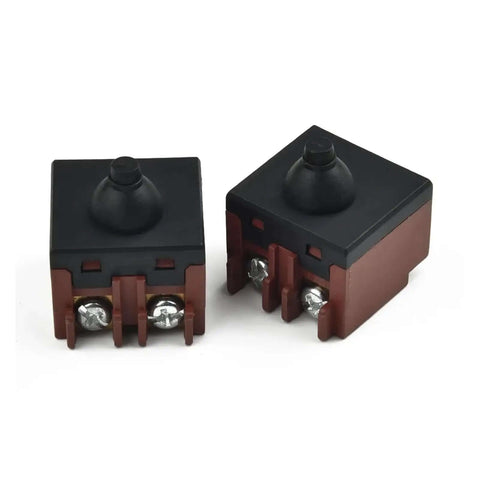 Two Pack Push Button Switch Replacement For Angle Grinder And Polisher Power Tools By Durable Industrial Grade Parts