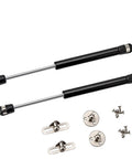Beefy 2 Pack 10 Inch Gas Prop Shocks 100N 22LB Black Gas Springs For RV Bed Platform Floor Hatch Window Lift Lid Support