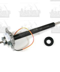 Drive Shaft And Shifter Assembly For Washing Machines OEM Replacement Part With Tub Seal Included, shown laid flat with seal and wires