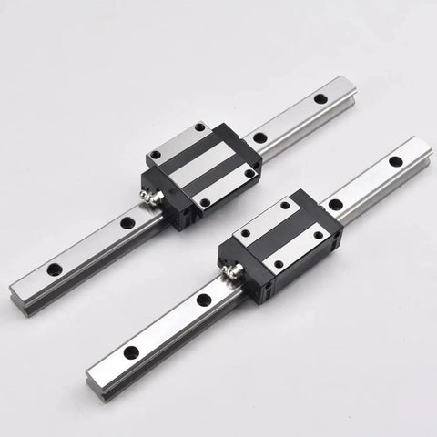 Two Piece Linear Guide Rails And Four Piece Block Carriages For HGW15CA HGW20CA HGW25CA HGW30CA Pro Grade Linear Motion Kit