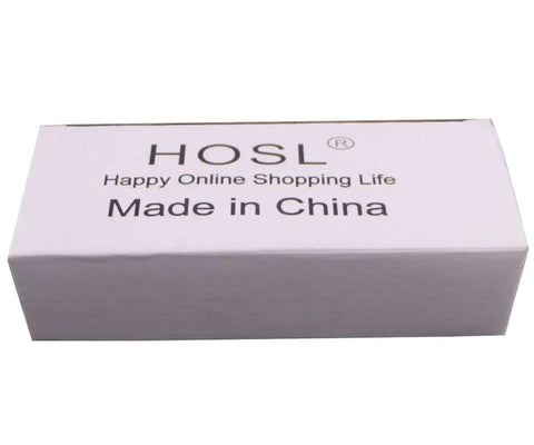 HOSL branded box for Dime Notch Quality 10 Pack Yellow Diamond Crystal Cabinet Knobs Hella Sturdy Heavy Duty Drawer Pulls.