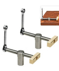 Heavy Duty Adjustable Benching Dog Clamp for Woodworking, 19mm and 20mm hole fit, stainless steel with wrench tightening