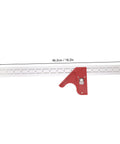 Premium Adjustable Woodworking Caliper And Straight Ruler With No Sweat Grip For Fast Angle Reading and crisp layout; 18.2in aluminum ruler.
