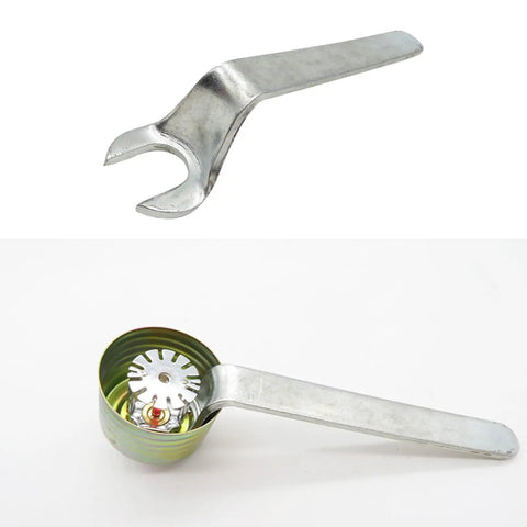 Two Pack Tough As Nails Fire Sprinkler Wrench Tool Heavy Duty Steel Construction Universal 1/2 Inch fit for sprinkler maintenance.