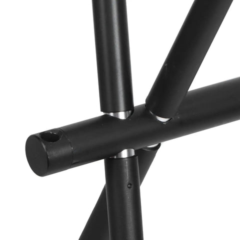Close-up detail of Portable Campfire Cooking Stand Tripod For BBQ Grill Aluminum Alloy Outdoor Camping Picnic Gear joints