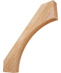 Close-up of Westlake Rough Sawn Knee Brace In Western Red Cedar 4 Inch Wide By 36 Inch Deep By 36 Inch High Handcrafted Rustic Timber