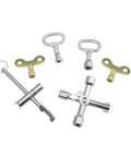 6in1 Multi-Functional Valve Key Set For Water, Gas, Electricity Panels, Trains, Cabinets, Elevators And More displayed on white background