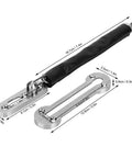 Heavy Duty Stainless Steel Door Chain Lock With Anti Theft Slide Bolt For Apartment Security And Hassle Free Mounting dimensions and design