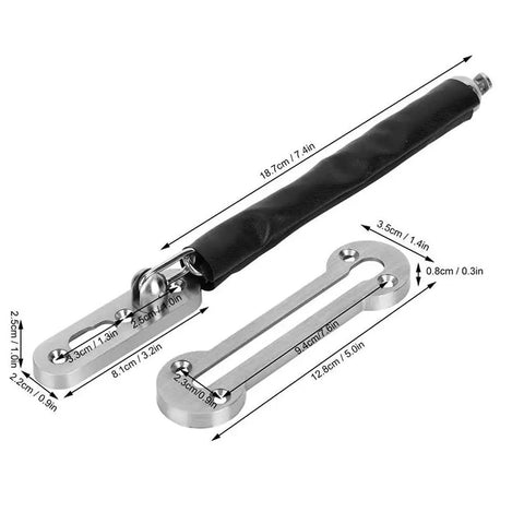 Heavy Duty Stainless Steel Door Chain Lock With Anti Theft Slide Bolt For Apartment Security And Hassle Free Mounting dimensions and design