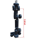 Beefy 360 Degree Trolling Motor Stabilizer Mount for Boat Gunnel Track System and Versatrack Track Kits, 11.4-inch, black
