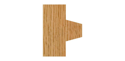 Wedge Tongue And Groove Router Bit Set Two Piece One And One Quarter Inch Diameter One And One Quarter Inch Cutting Length One Half Inch Shank