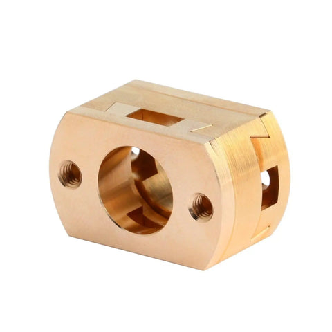 Solid 18mm Oldham Coupling Upgrade For Ender 3 V2 CR10 And Pro Models Z Axis Plus Lead Screw Hotbed Fix That Smooths Out Your Prints Like A Dream brass 3D printer coupling
