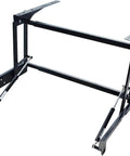 Dope Lift Up Coffee Table Hinge With Pneumatic Assist, Adjustable Width 18.3 To 32 Inches in black metal frame