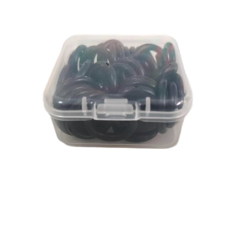 Pressure Washer Quick Connect O Ring Kit for One Quarter Inch and Three Eighths Inch Couplers in clear plastic case