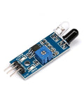 Close-up of a single IR sensor module from a 20 Pcs IR Obstacle Avoidance Sensor Modules For Arduino, 3.3V-5V DC Compatible kit.