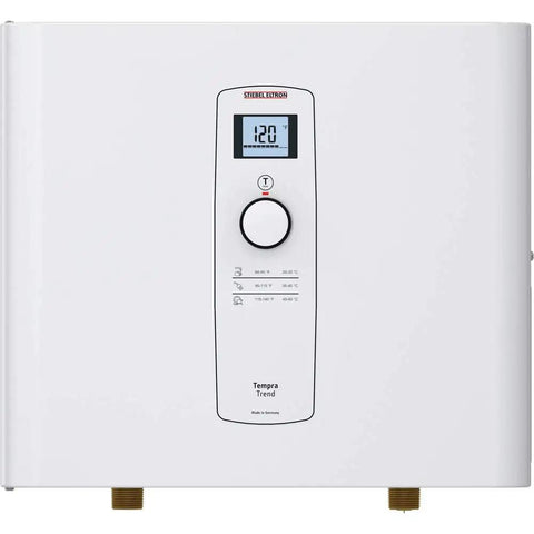 Hella Good On Demand Tankless Water Heater Paired With A Three Stage Whole House Filtration System For Heavy Metal Removal Total Space Saving Setup Built Right, compact design with digital temperature display.