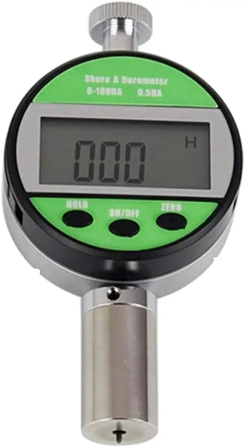 Hella Sharp Digital Shore A Durometer For Swift Rubber And Plastic Testing With Bright Display Panel and buttons for easy operation.