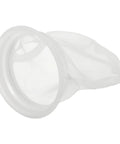 Uxcell Nylon Mesh Liquid Filter Sock Bag In White, 80 Micron Precision for aquarium filtration featuring a durable white mesh design.