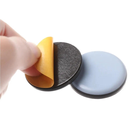 Heavy Duty Furniture Sliders Self Adhesive Floor Protectors Move Heavy Gear Without Breaking A Sweat 100 Pack smooth glide pads with sticky backing