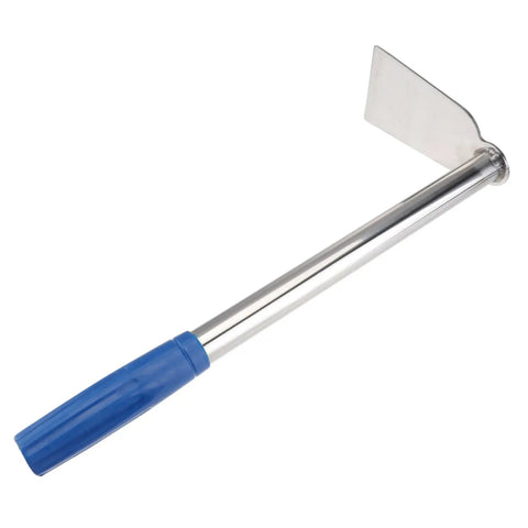 Stainless Steel Gardening Hoe With Anti Skid Rubber Grip Lightweight Yet Sturdy Hand Tool For Quick Weeding, Flower Planting, And Garden Bed Prep