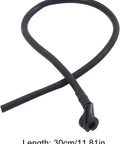 Lightweight Rubber Peephole Tube Replacement For Compound Bow String Systems, 30cm length, flexible and durable rubber tube.