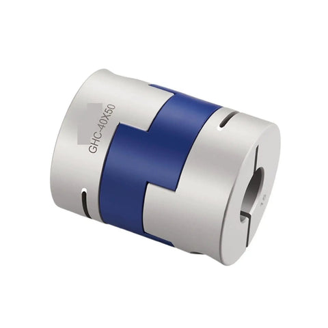 Heavy Duty Aluminum Alloy Flexible Oldham Coupling Shaft 5mm To 16mm For Encoder Applications showing a close-up view of the coupler.
